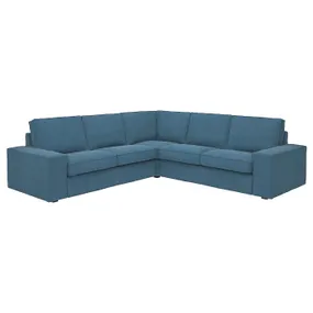 IKEA KIVIK КІВІК, кутовий диван, 4-місний, Талміра блакитна 294.847.33 фото
