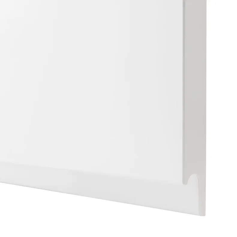 IKEA VOXTORP ВОКСТОРП, 2 дверцят для кутової підлог шафи, лівосторонній матовий білий, 25x80 см 202.731.84 фото №4
