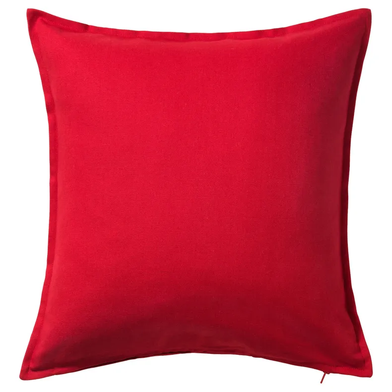 IKEA GURLI ГУРЛИ, чехол на подушку, красный, 50x50 см 702.811.48 фото №1