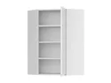 BRW Угловой верхний кухонный шкаф Sole 60 см правый белый глянец, альпийский белый/глянцевый белый FH_GNWU_60/95_P-BAL/BIP фото thumb №3