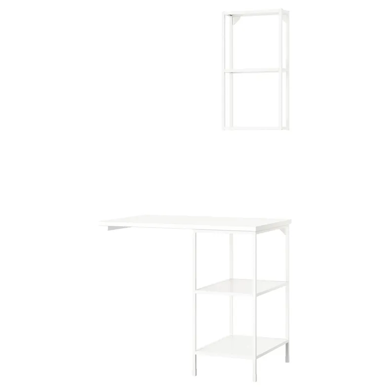 IKEA ENHET ЕНХЕТ, шафа, білий, 101.5x63.5x222 см 295.480.42 фото №1