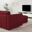 IKEA VIMLE ВІМЛЕ, кушетка, Лейде червоно-коричневий 494.344.31 фото thumb №2