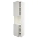 IKEA METOD МЕТОД, висока шафа для дух, 2 дверцят / пол, білий / світло-сірий Lerhyttan, 60x60x240 см 294.633.54 фото thumb №1