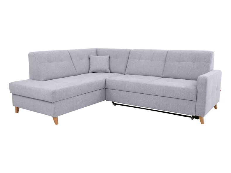 BRW Кутовий розкладний диван Lars з ящиком для зберігання сірий, Primo 88 Grey NA-LARS-OTMBK.2F-G2_BA3671 фото №2