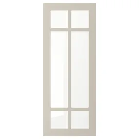 IKEA STENSUND СТЕНСУНД, стеклянная дверь, бежевый, 40x100 см 004.532.04 фото