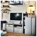 IKEA SPIKSMED СПІКСМЕД, комбінація шаф для телевізора, 157x32x97 см 095.033.13 фото thumb №2