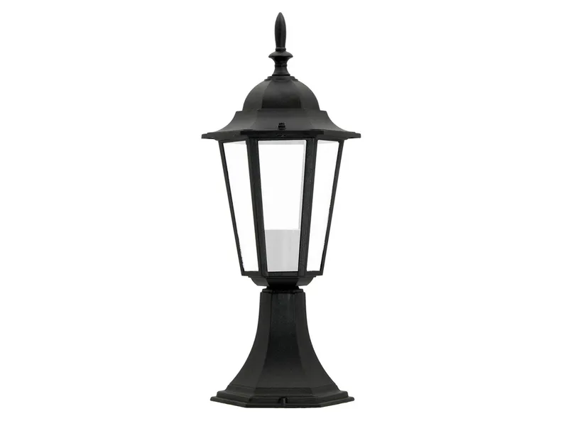 BRW Садовый светильник Liguria 42,5 см из алюминия черный 093436 фото №1