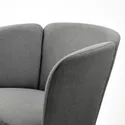 IKEA HERRÅKRA ХЕРРОКРА, крісло, ВІССЛЕ сірий 405.447.16 фото thumb №4
