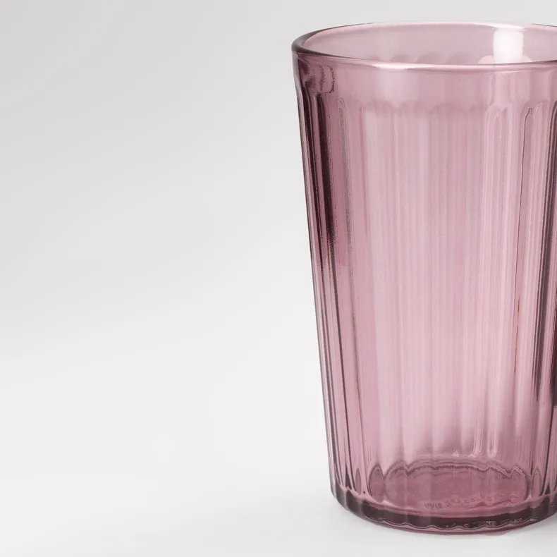 IKEA BROKROCKA БРОКРОККА, склянка, сіро-рожевий, 31 кл 305.812.43 фото №2