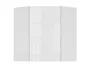 BRW Верхний кухонный гарнитур Tapo Special 60 см угловой левый белый экрю, альпийский белый/экрю белый FK_GNWU_60/72_L-BAL/BIEC фото