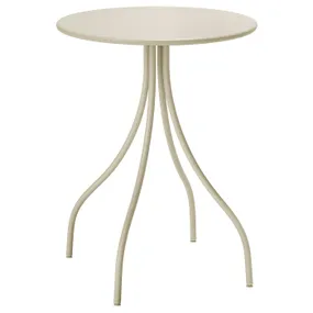 IKEA TÅNEBRO ТОНЕБРО, придиванный столик, Светло-серый беж, 46 см 605.549.88 фото