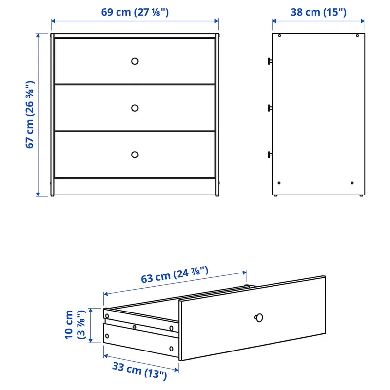 IKEA GURSKEN ГУРСКЕН, меблі д / спальні, компл із 5 предм, світло-бежевий, 140x200 см 394.170.12 фото №14