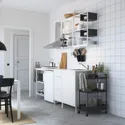 IKEA ENHET ЕНХЕТ, кухня, білий, 223x63.5x222 см 293.377.61 фото thumb №2