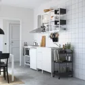 IKEA ENHET ЭНХЕТ, кухня, белый, 223x63.5x222 см 293.377.61 фото thumb №2