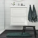 IKEA ALMTJÄRN АЛЬМТЬЕРН, коврик для ванной, серо-бирюзовый, 40x60 см 205.904.22 фото thumb №3