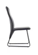 Кухонний стілець HALMAR K300, чорний/сірий фото thumb №3