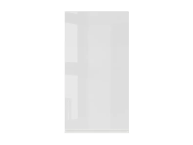 BRW Верхний кухонный шкаф 50 см слева белый глянец, альпийский белый/глянцевый белый FH_G_50/95_L-BAL/BIP фото №1