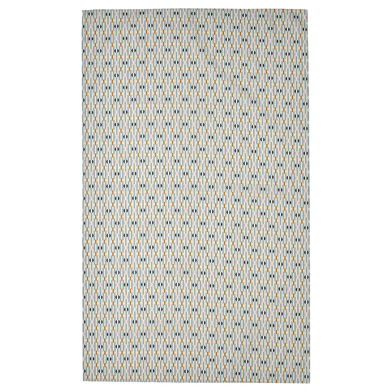 IKEA DAKSJUS ДАКСЬЮС, скатерть, стираемый / синий полосатый рисунок, 145x240 см 905.670.41 фото №2