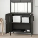 IKEA TROTTEN ТРОТТЕН, шафа з дверцятами, антрацит, 70x35x173 см фото thumb №2