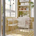 IKEA TORPARÖ ТОРПАРЕ, стіл, для вулиці, білий / розкладний, 130x74 см 704.207.57 фото thumb №2