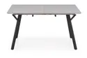 Розкладний стіл кухонний HALMAR BALROG 2 140-180x80 см, стільниця - світло-сіра, ніжки - чорні фото thumb №8