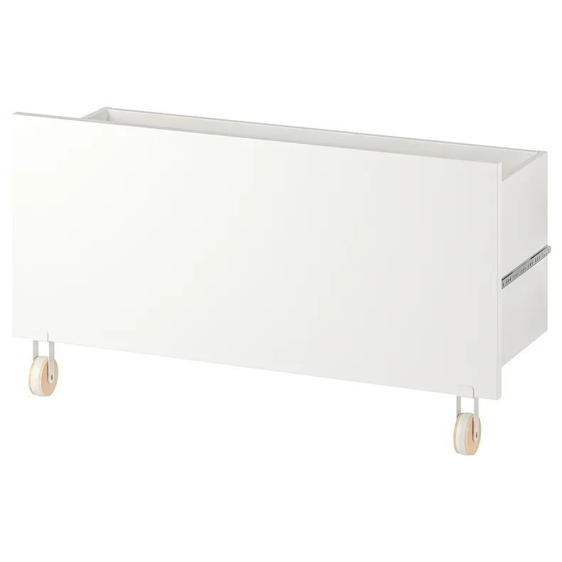 IKEA BILLY БІЛЛІ, шухляда, білий / з коліщатами, 80x28x43 см 205.216.93 фото №1