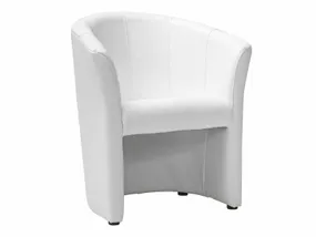 Крісло м'яке SIGNAL TM-1, екошкіра:  білий фото