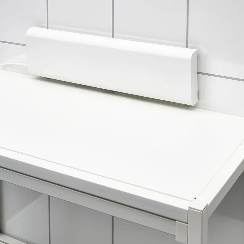 IKEA SILVERGLANS СІЛЬВЕРГЛАНС, LED підсвітка для ванної, антрацит може потемніти, 60 см 205.292.17 фото №8