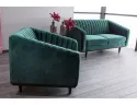 Мягкое кресло бархатное SIGNAL ASPREY Velvet 1, Bluvel 78 - зеленый фото thumb №2