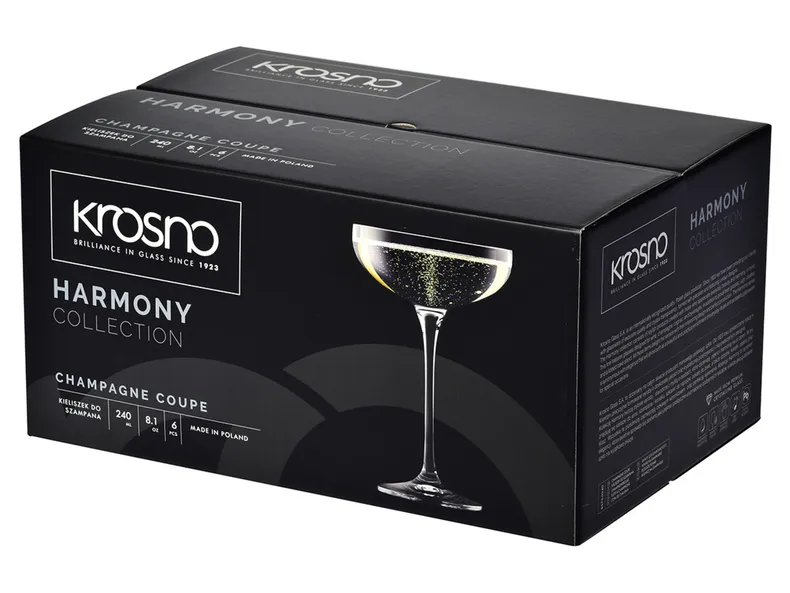 BRW Набор бокалов для шампанского Krosno Harmony 6 шт. 240 мл 067251 фото №5