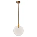 BRW MARBLE LED PENDING LAMP 24cm мраморная латунь 5907614656317 фото thumb №1