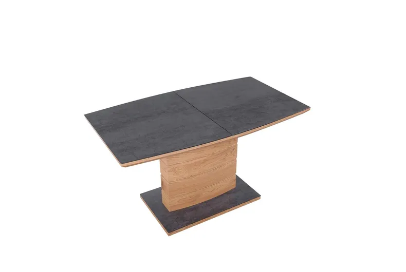 Кухонний стіл розкладний HALMAR CONCORD 140-180x80 см, стільниця - дуб золотий/темно-сірий, ніжка - дуб золотий фото №14