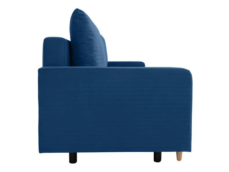 BRW тримісний диван Sigma розкладний з велюровим ящиком темно-синій, Маніла 26 ВМС SO3-SIGMA-LX_3DL-G2_B852C0 фото №3