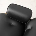 Кресло с подставкой для ног MEBEL ELITE PALERMO, экокожа: черный фото thumb №9