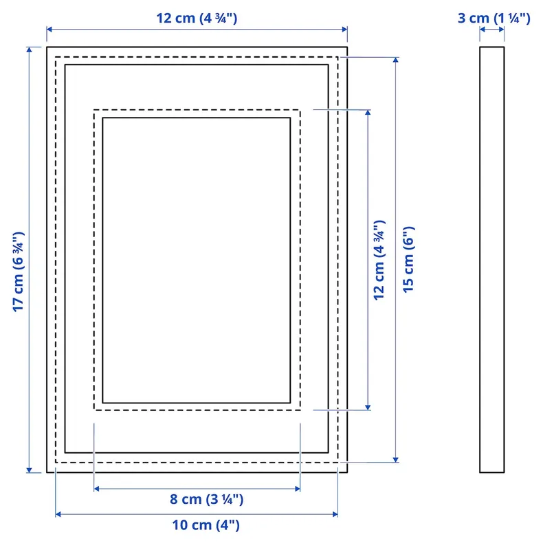 IKEA RÖDALM РЕДАЛЬМ, рамка, імітувати. дуб, 10x15 см 505.663.88 фото №7