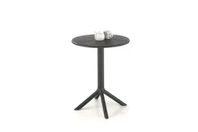 Стол круглый HALMAR CALVO, 60 см, черный фото