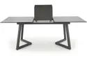 Обідній стіл розкладний HALMAR TIZIANO 160-210x90 см, стільниця - світлий сірий / темний сірий, ніжки - темний сірий фото thumb №17