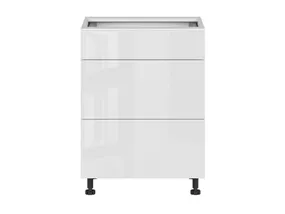 Кухонный шкаф BRW Top Line 60 см с ящиками бесшумного закрывания белый глянец, альпийский белый/глянцевый белый TV_D3S_60/82_2STB/STB-BAL/BIP фото