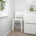 IKEA JANINGE ЯНІНГЕ, стілець, білий 002.460.78 фото thumb №11
