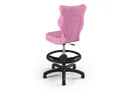 BRW Дитячий стілець на підставці для ніг рожевий, розмір 4 OBR_PETIT_CZARNY_ROZM.4_WK+P_VISTO_8 фото thumb №3