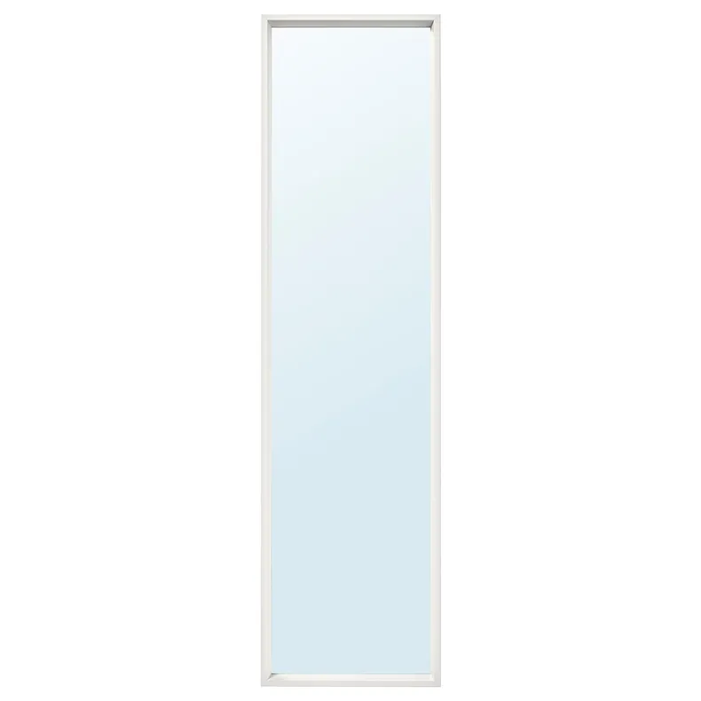 IKEA NISSEDAL НІССЕДАЛЬ, дзеркало, білий, 40x150 см 303.203.16 фото №1
