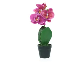 BRW искусственная орхидея в горшке 080082 фото
