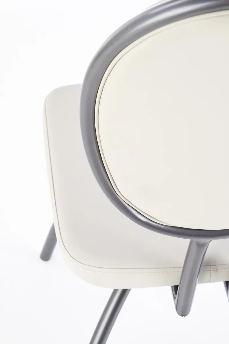 Кухонный стул HALMAR K298 светло-серый/графит фото №7