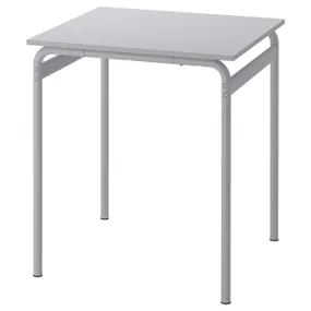 IKEA GRÅSALA ГРОСАЛА, стіл, сірий / сірий, 67x67x75 см 694.840.24 фото