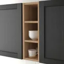 IKEA VADHOLMA ВАДХОЛЬМА, модуль для хранения, коричневый / пятнистый ясень, 20x37x60 см 603.743.41 фото thumb №3