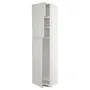 IKEA METOD МЕТОД, высокий шкаф д / холодильника / 3дверцы, белый / светло-серый, 60x60x240 см 594.600.52 фото