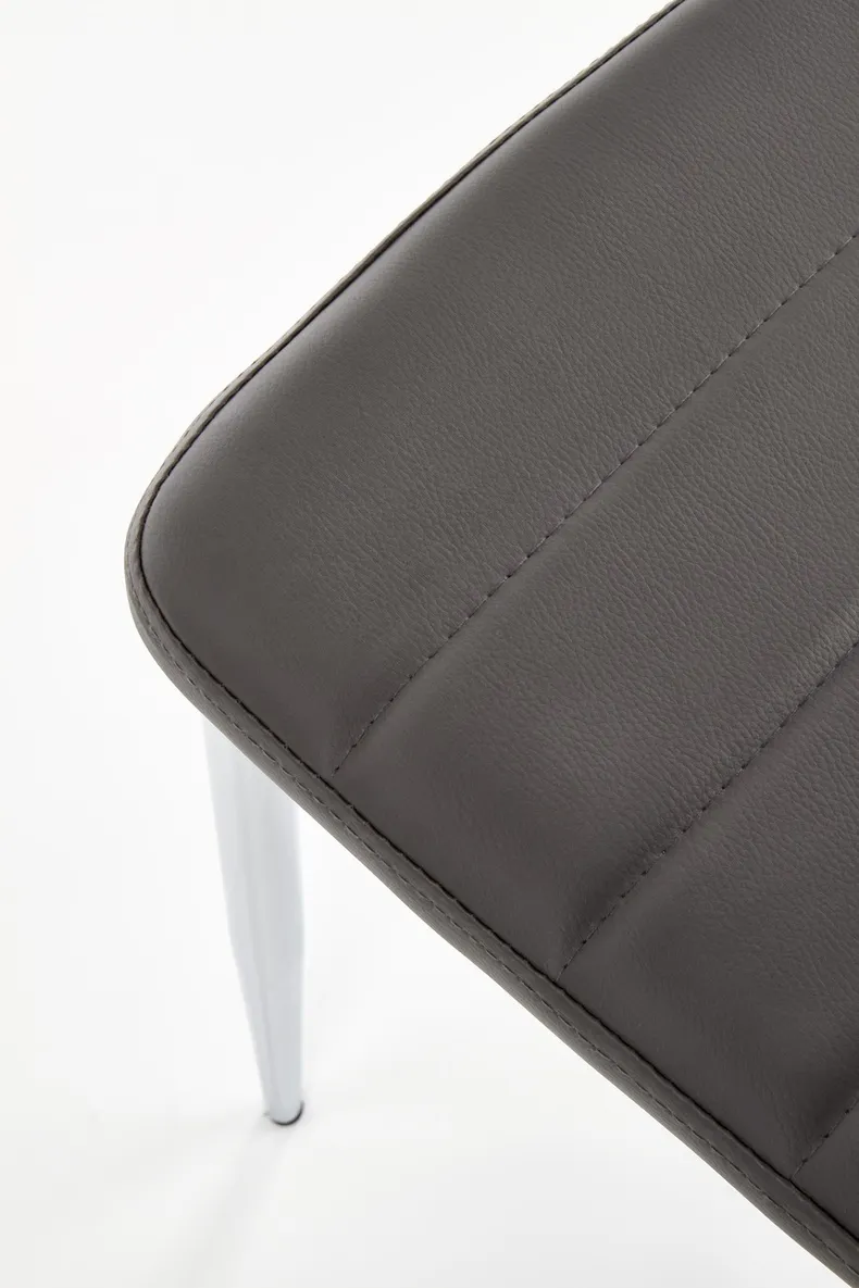 Кухонний стілець HALMAR K70C новий хром, сірий (1шт=4шт) фото №3
