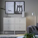 IKEA LIXHULT ЛІКСХУЛЬТ, комбінація шаф, сірий, 120x35x92 см 292.791.86 фото thumb №7