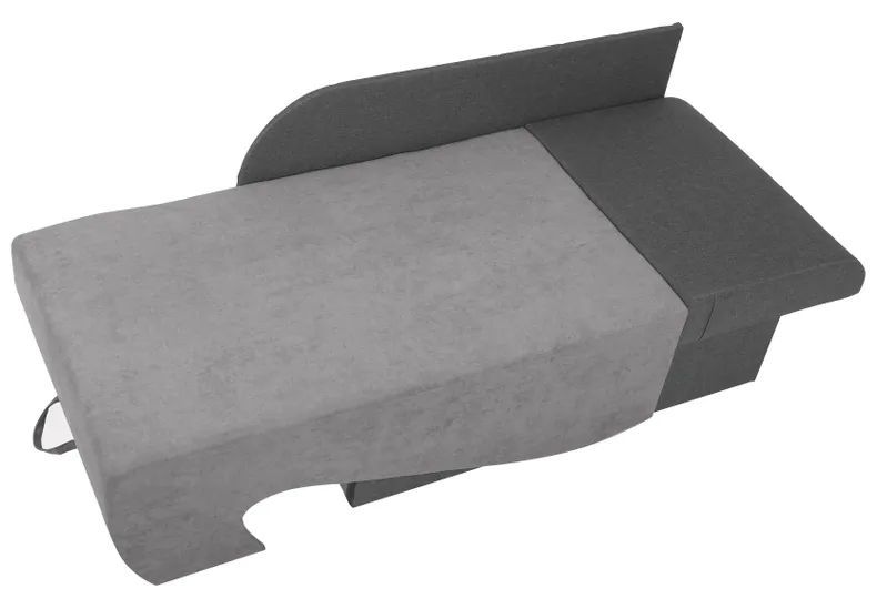 BRW Двуспальный диван-кровать Cerro с ящиком для хранения серый, Соро 90 серый/Савана 05 серый SO2-CERRO-LX_1DL_P-G2_BAE015 фото №5