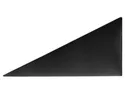 BRW Обитая треугольная панель P 30x15 см черная 081247 фото thumb №1